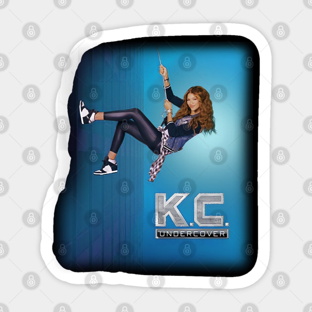 KC undercover Sticker by Virtue in the Wasteland Podcast